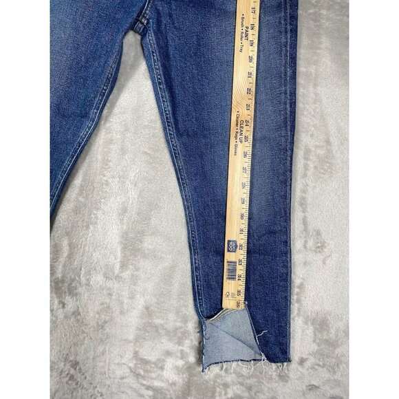 AGOLDE Nico High Rise Skinny Jeans - Button Fly - Dark Wash - Made in USA -27 - Picture 9 of 14